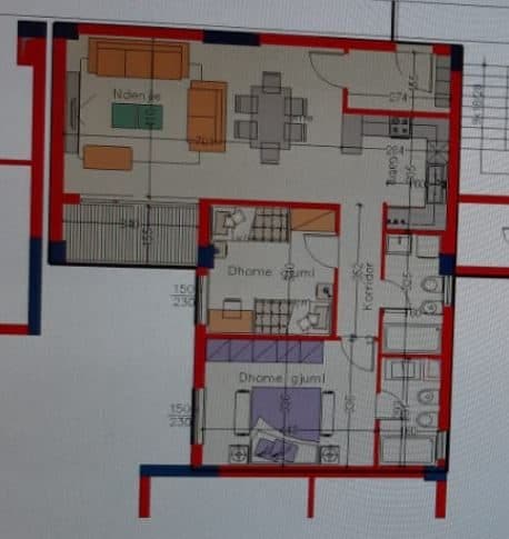 Apartament 2+1+2 për Shitje tek Green City!