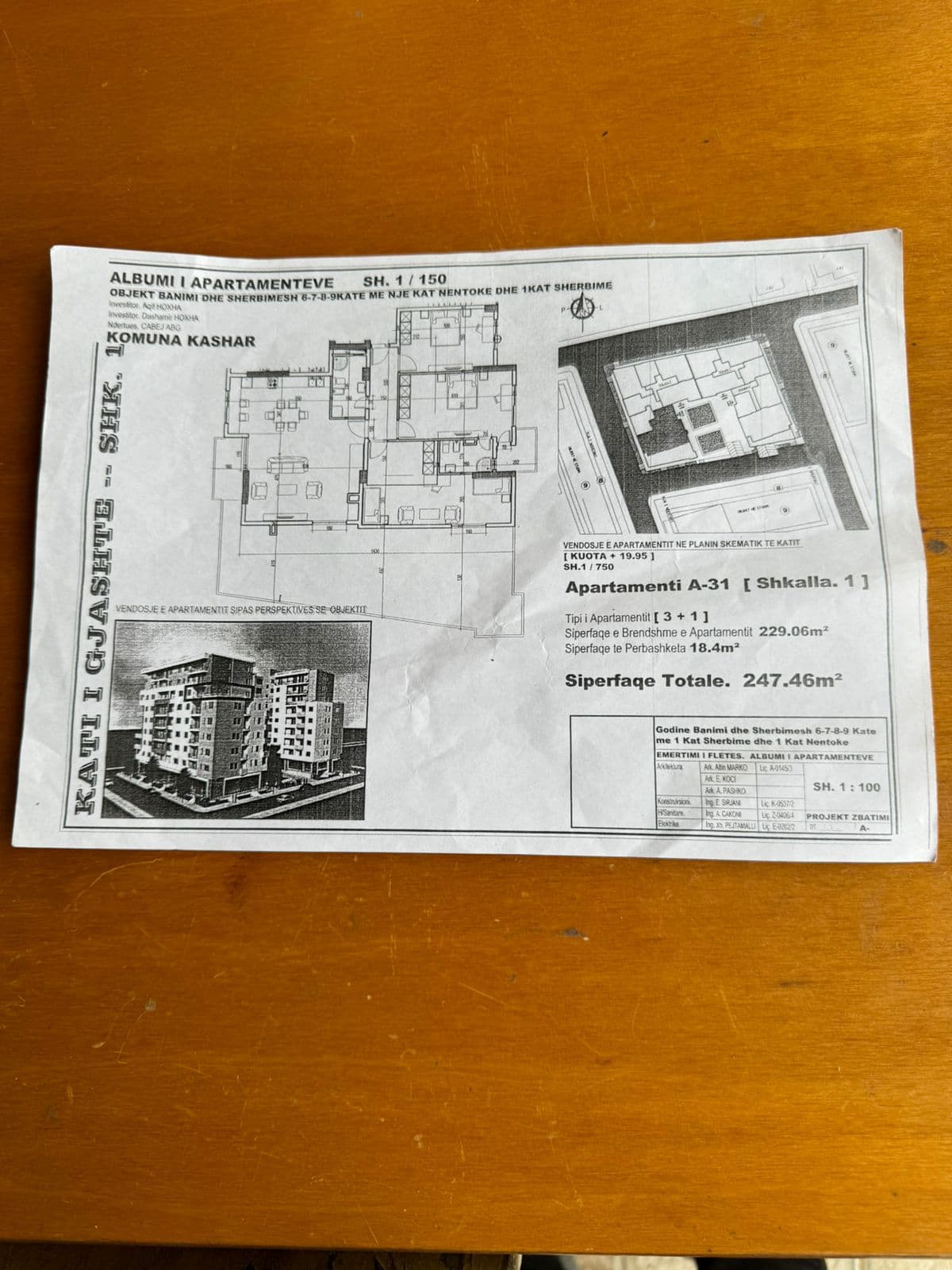 Apartament 2+1 në Shitje te Pallatet Çabej,Misto Mame ! 3