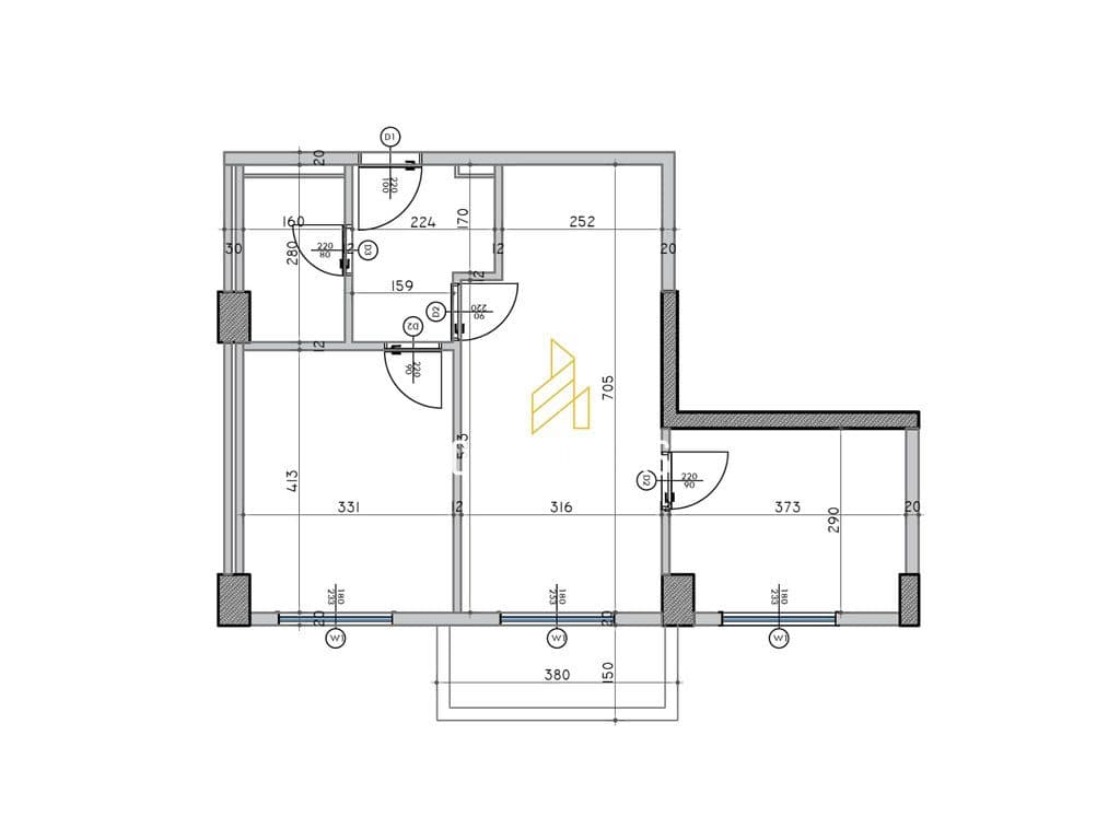 Apartament 2+1 për shitje, Adria Residence në Qerret, Durrës! 2