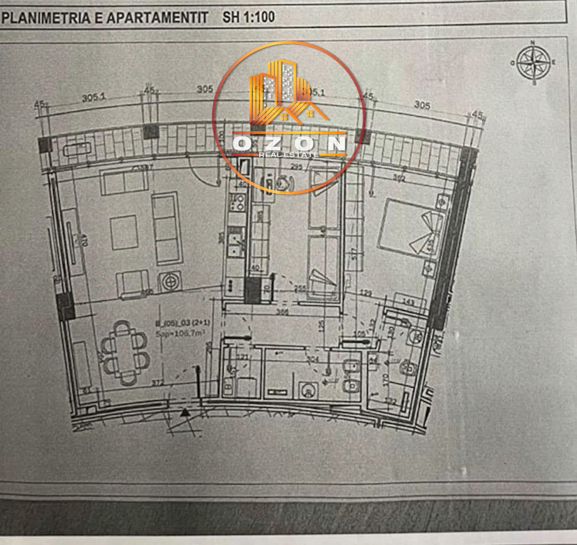 SHITET APARTAMENT 2+1+2 TEK LAKE VIEW RESIDENCES, RRUGA E KOSOVAREVE! 2