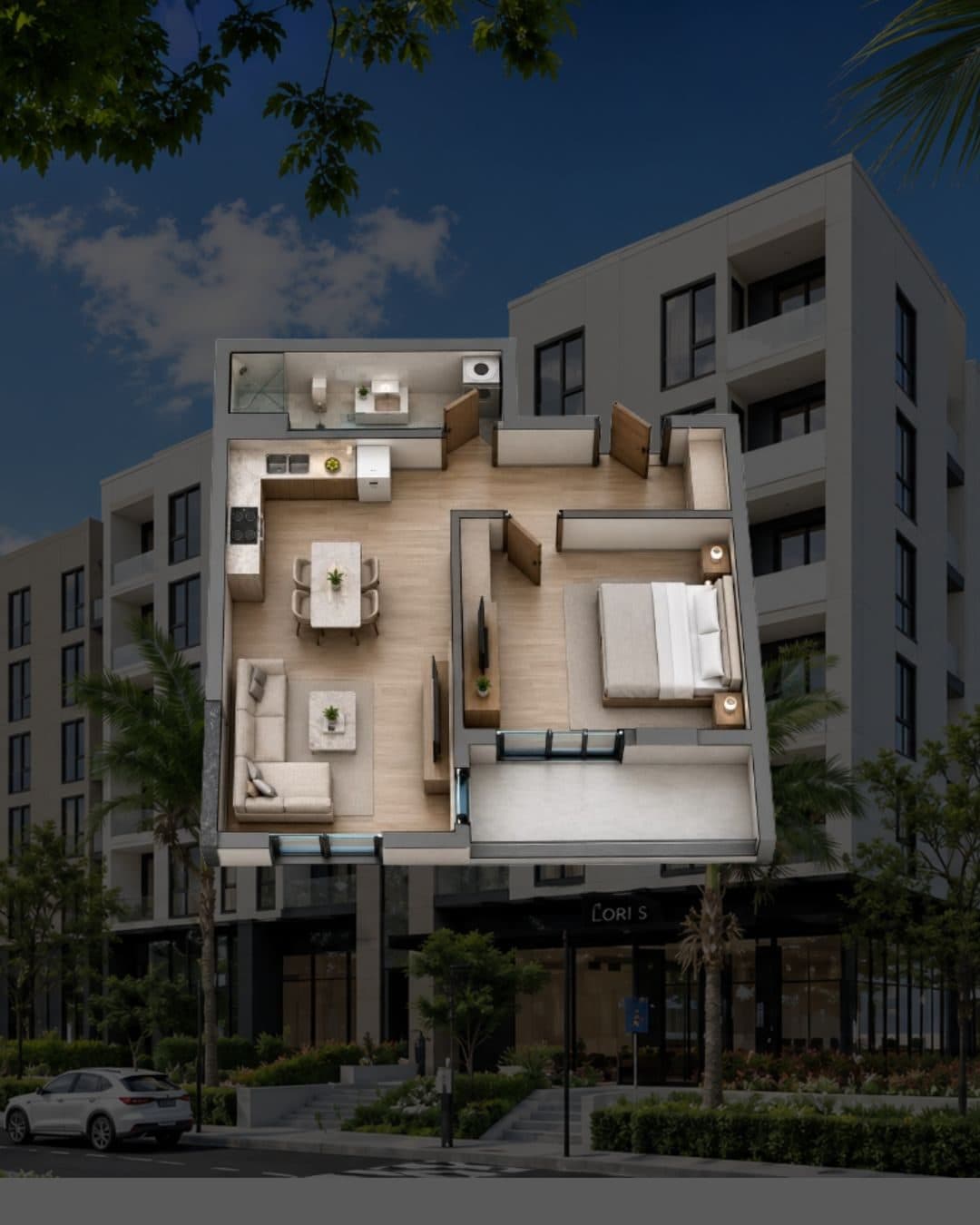 Apartament 1+1 për shitje, Mali i Robit, Golem!