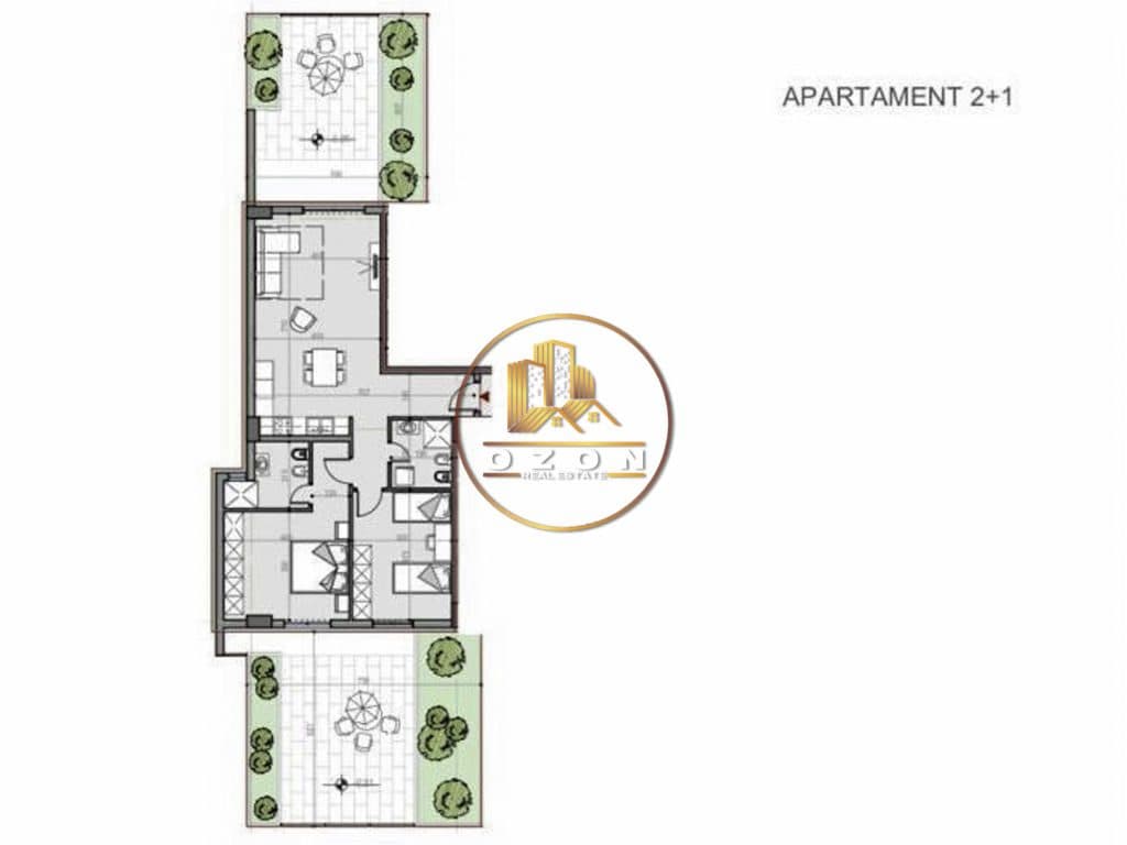 SHITEN TIPOLOGJI APARTAMENTESH 2+1, TEK “UNIVERS CITY” ME SUPER CMIM! 4