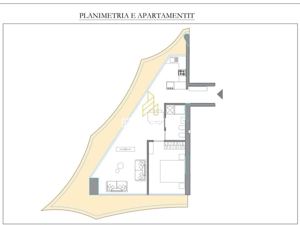 Apartament 1+1 për Shitje – Eagle Rezidence 2