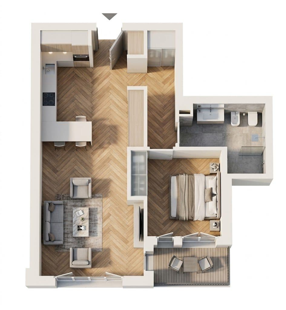 Apartament 1+1 për shitje në Green Coast 2 ! 1