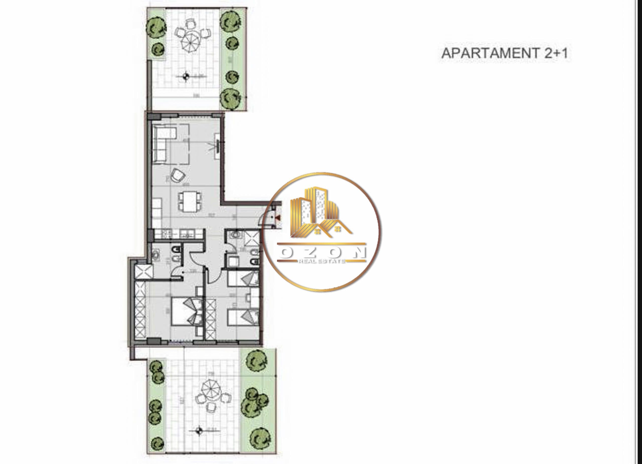 SHITEN TIPOLOGJI APARTAMENTESH 2+1, TEK “UNIVERS CITY” ME SUPER CMIM! 4