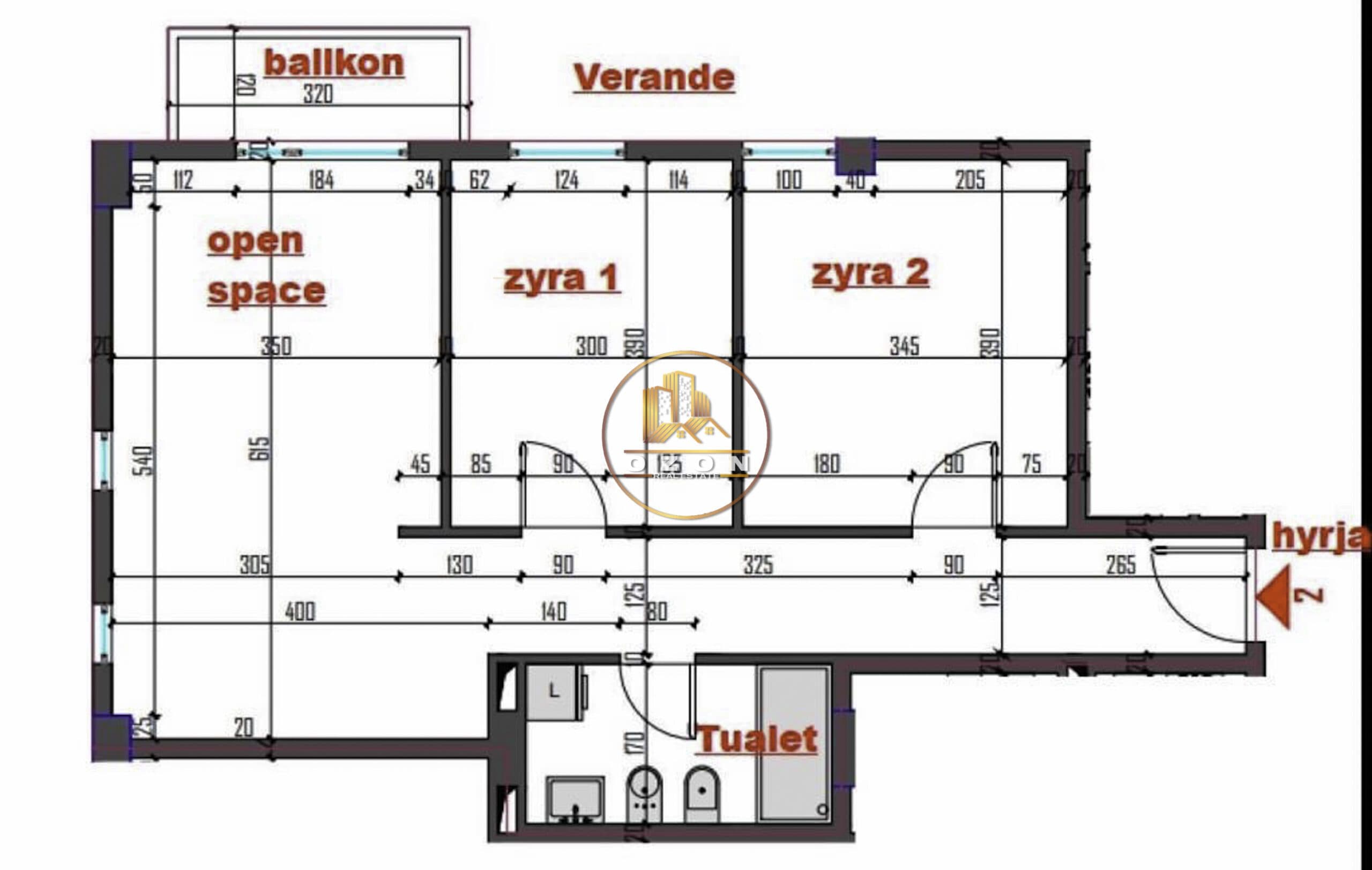 JEPET ME QERA APARTAMENT 2+1 PER ZYRA,QUARTUM RESIDENCE . 3