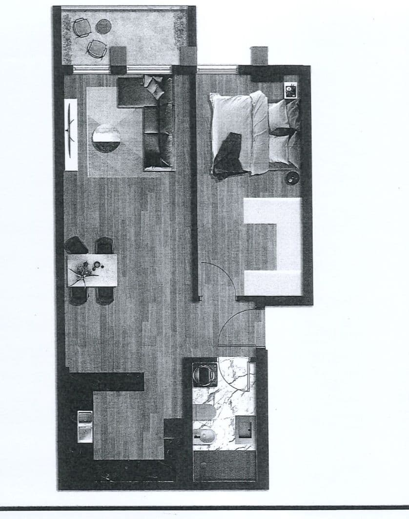 Apartament 1+1 për Shitje tek Rezidenca Galeria ROMA2 – Rruga e Kavajës 4