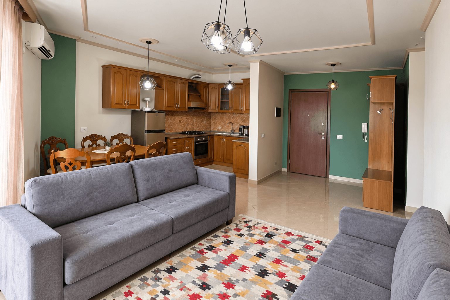 Apartament 2+1+2 për qira, tek Rruga e Dibrës!