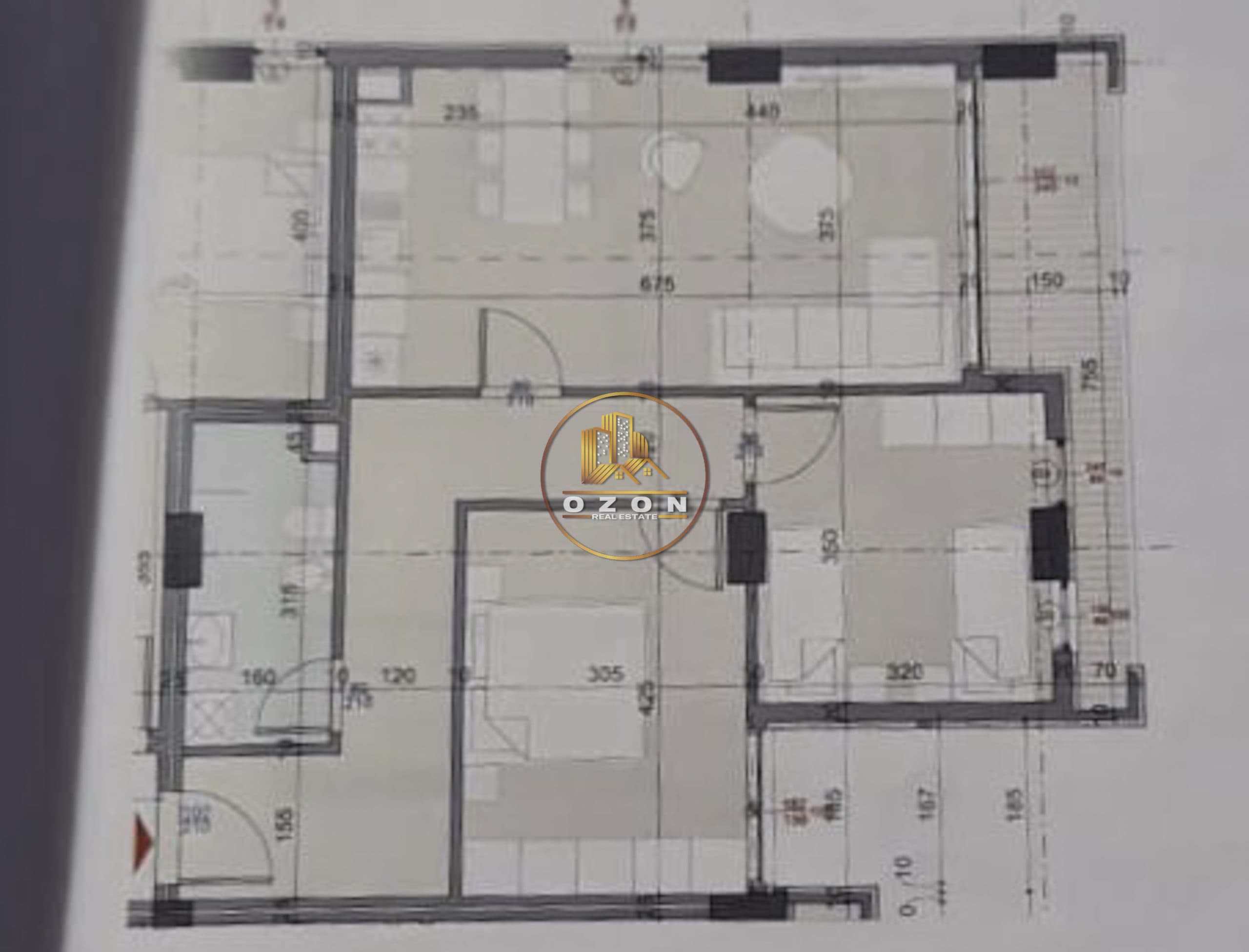 SHITET APARTAMENT 2+1 TEK GARDEN RESIDENCE TURDIU , NE NDERTIM !