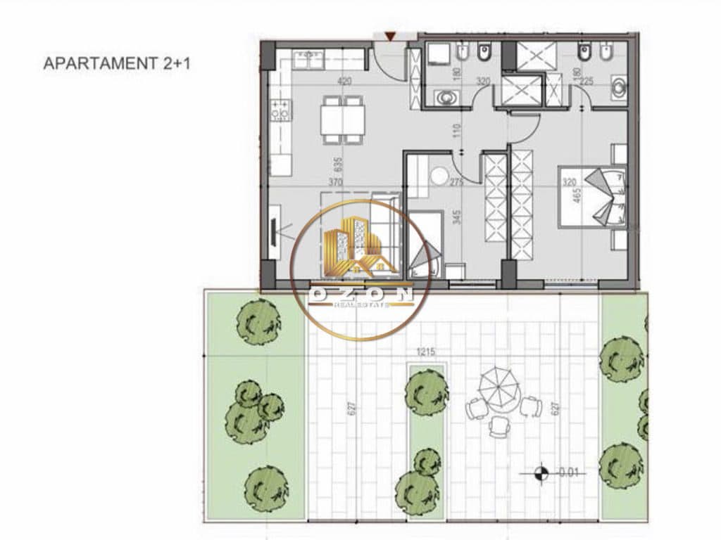 SHITEN TIPOLOGJI APARTAMENTESH 2+1, TEK “UNIVERS CITY” ME SUPER CMIM! 2