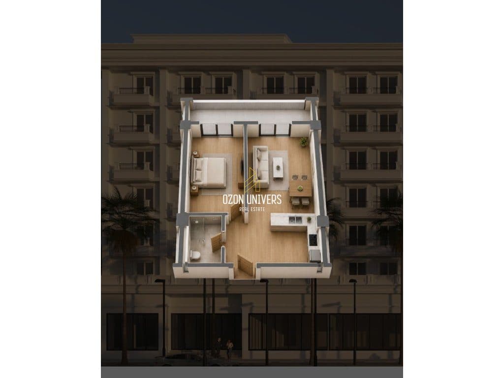 Apartament 1+1 për shitje, Kompleksi Viena,Golem!!