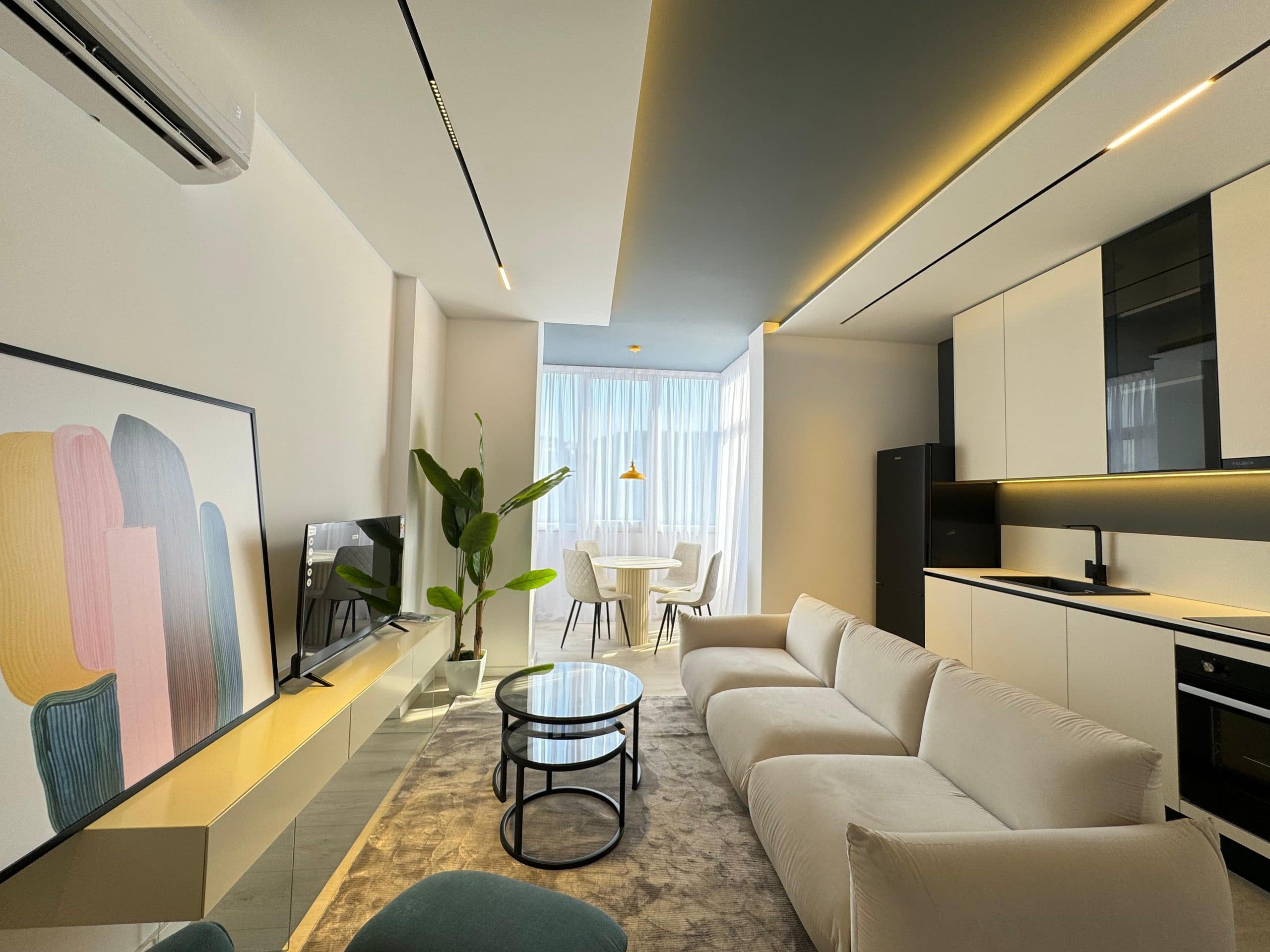 Apartament 1+1 modern për shitje tek Komuna e Parisit, me pamje të mrekullueshme të Kopshtit Botanik! 3