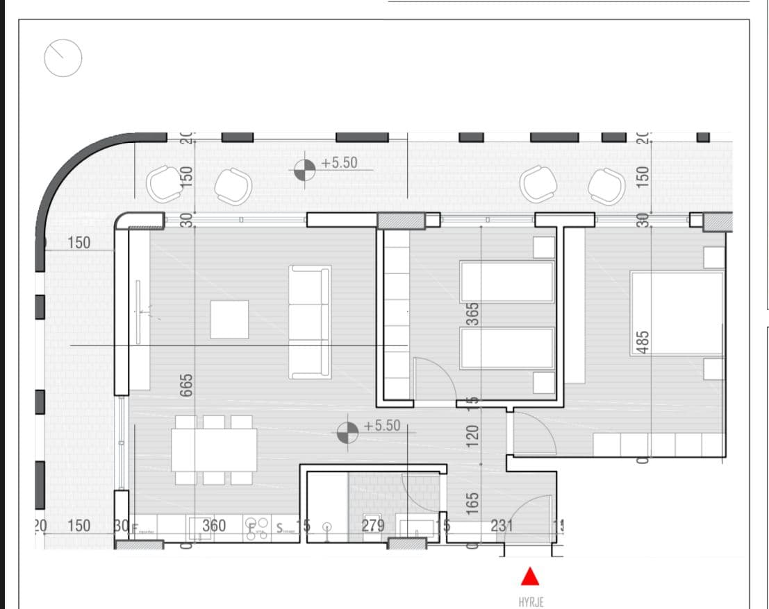 Apartament 2+1 Per Shitje Tek Rezidenca "One Oricum Bay" 3