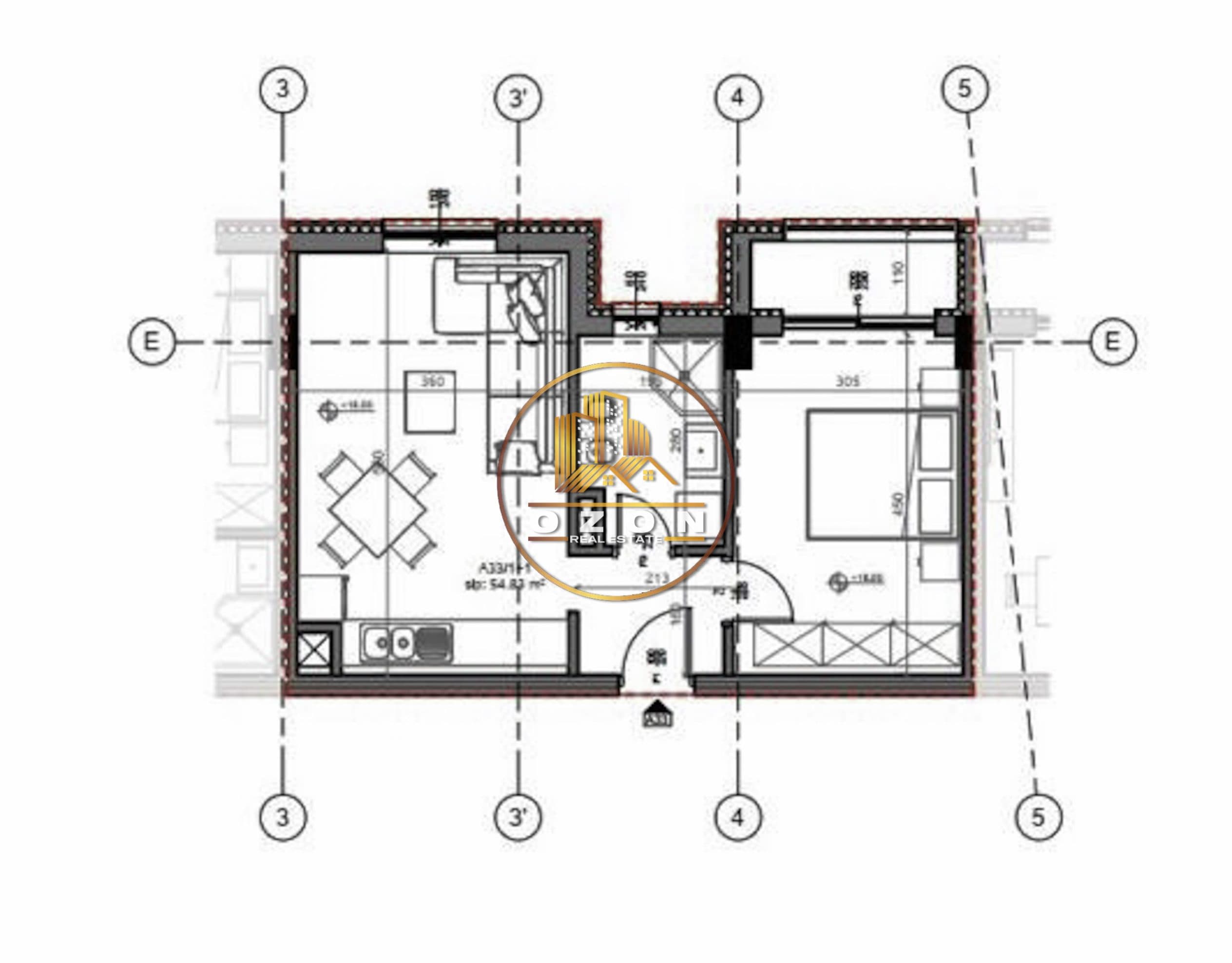 OKAZION!!! SHITEN DY APARTAMENTE 1+1+ BALLKON, TEK NEW CORNER RESIDENCE! 2