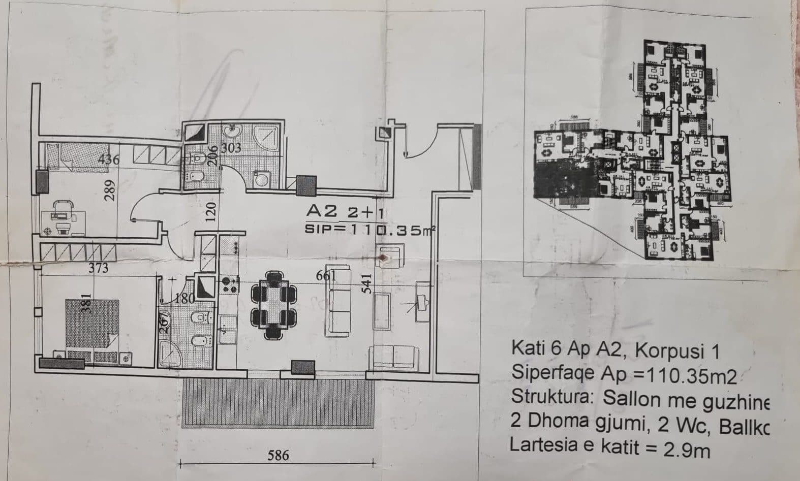 Shitet Apartament 2+1+2 Pranë Hotel Hilton,Bulevardi Gjergj Fishta!