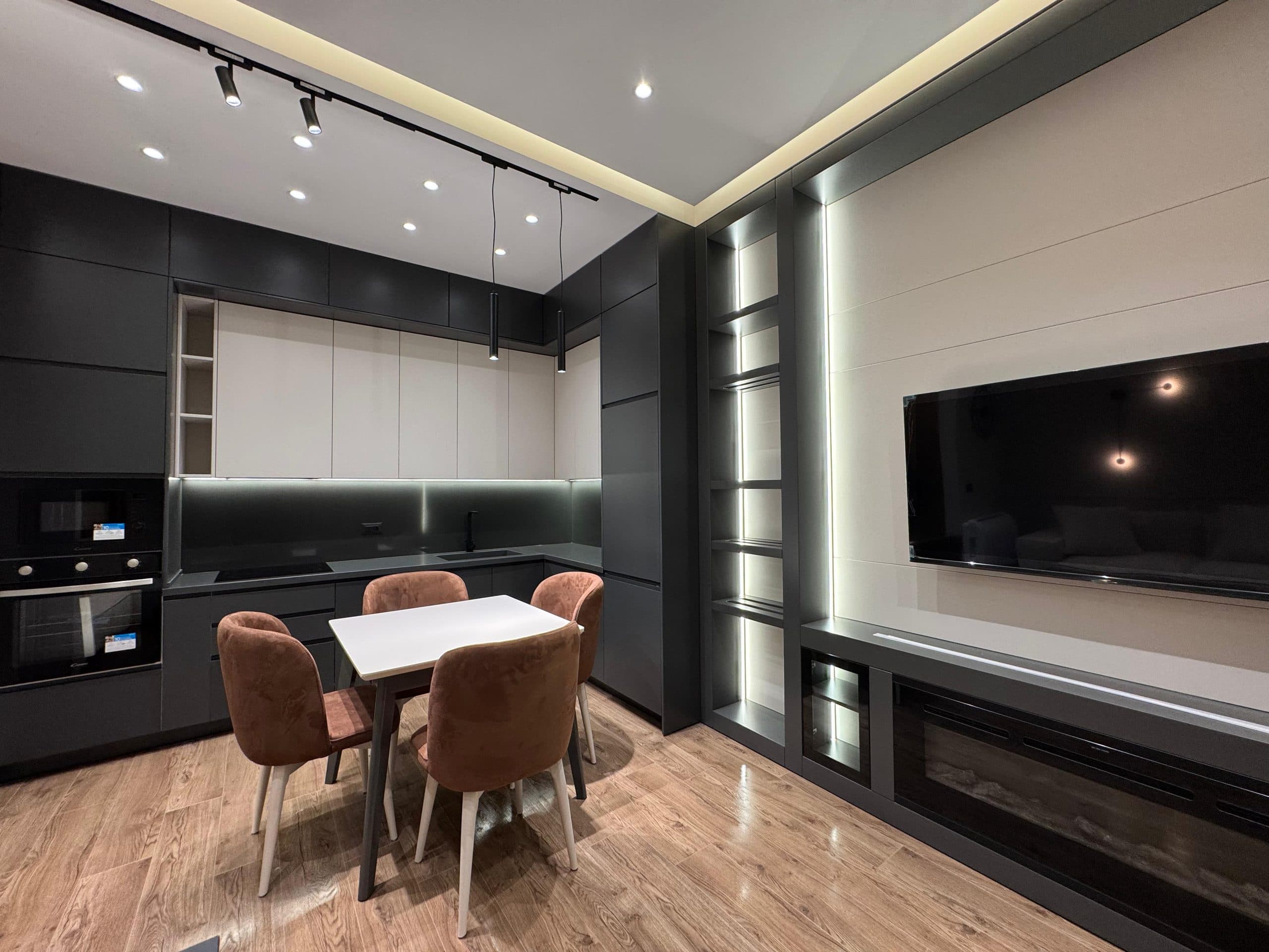 Apartament luksoz 1+1 për qira tek Kompleksi Delijorgji, Rruga e Kavajës! 3
