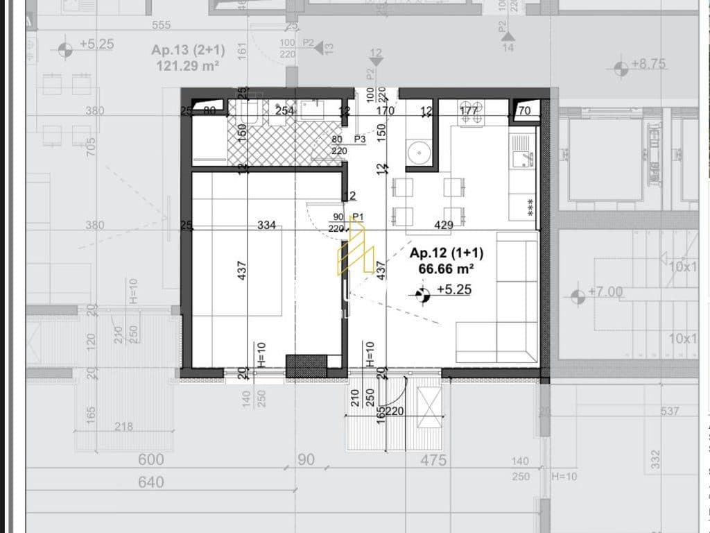 Apartament 1+1 për Shitje – Rruga Simon Gjoni 2