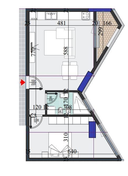 Disponojmë Apartamente për Shitje në Rrugën "Dritan Hoxha"! 2