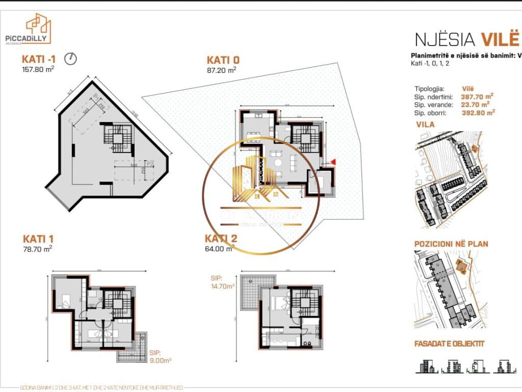 Vilë në Shitje tek Piccadilly Residence,Lundër! 3