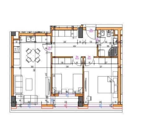 Shitet apartament 2+1 në ndërtim tek Urban Planning Residence!