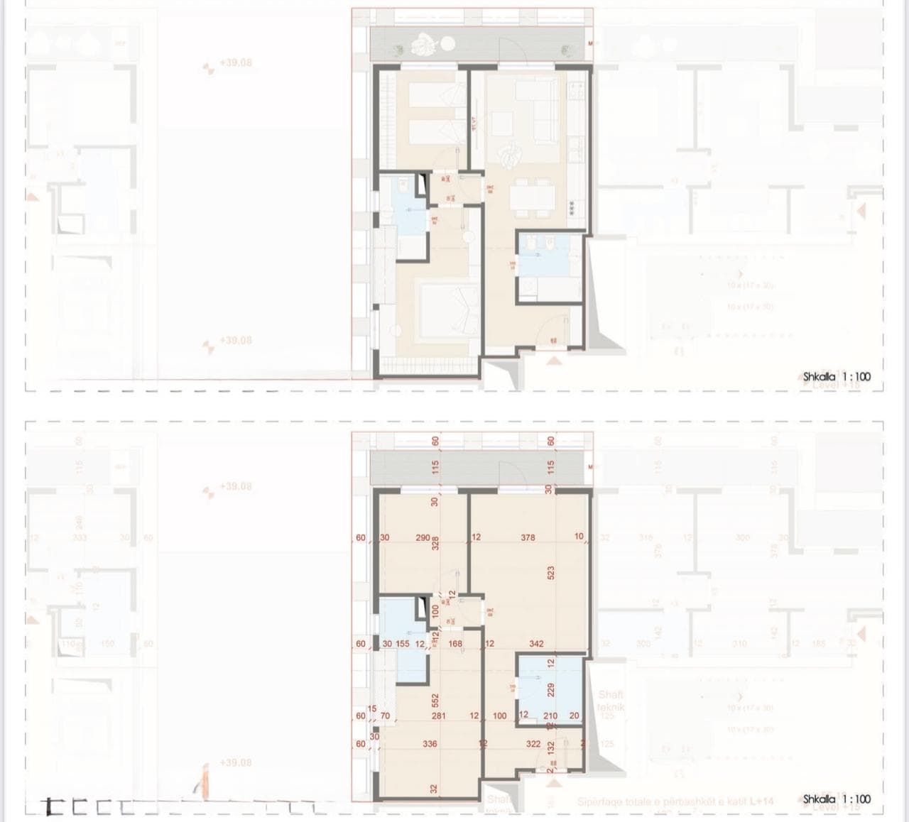 Apartamente 2+1 për Shitje tek Manhatan Residence, Zogu i Zi (pranë Kryqëzimit të Don Boskos). 2