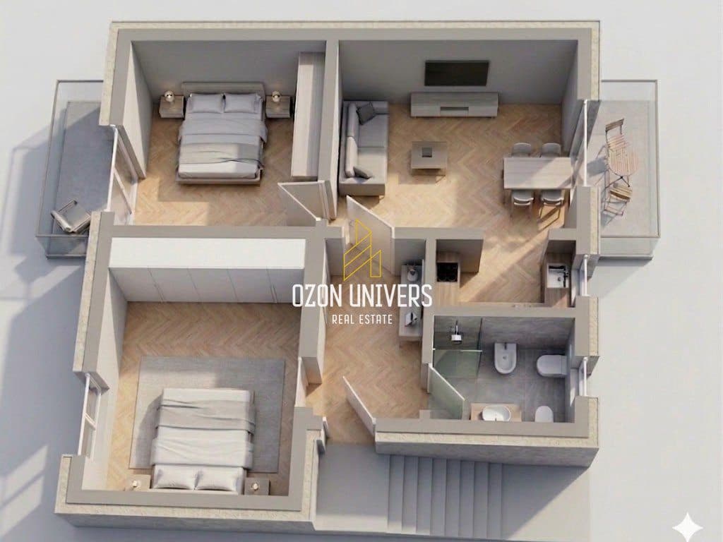 Apartament 2+1 në shitje, tek Ministria e Jashtme!