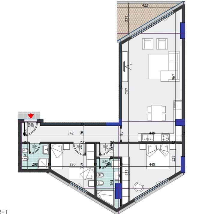 Disponojmë Apartamente për Shitje në Rrugën "Dritan Hoxha"! 3