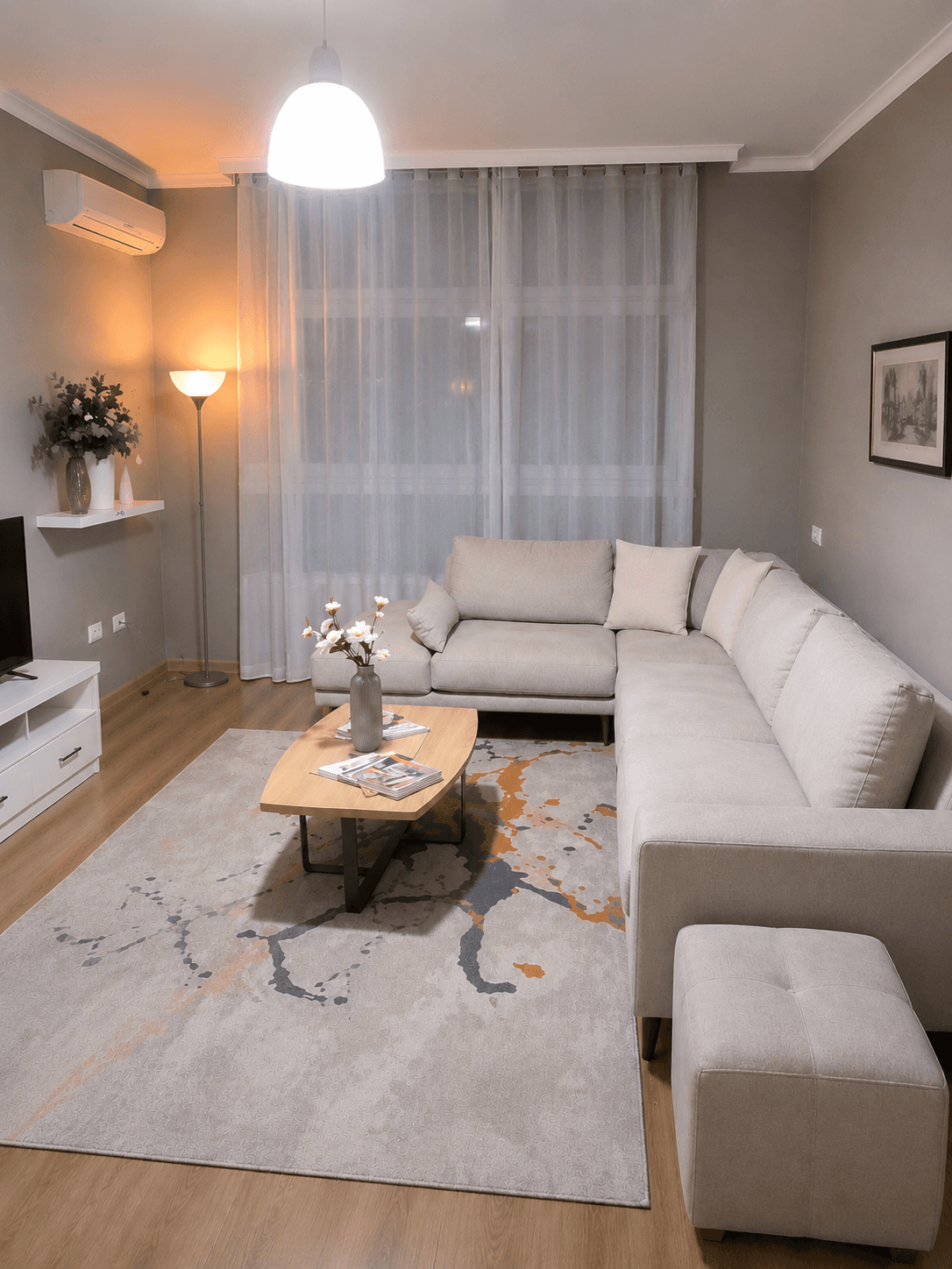 Apartament me qira 1+1 tek Komuna e Parisit!