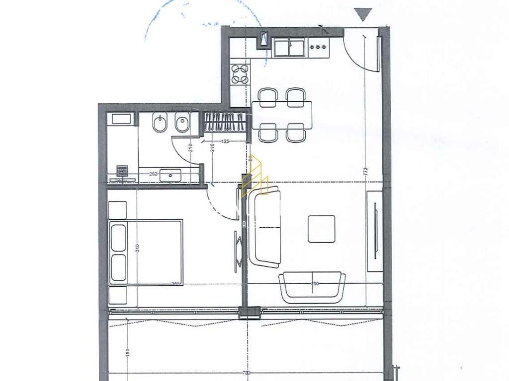 Apartament 1+1+Parking për shitje tek Folie Village, Jalë! 2