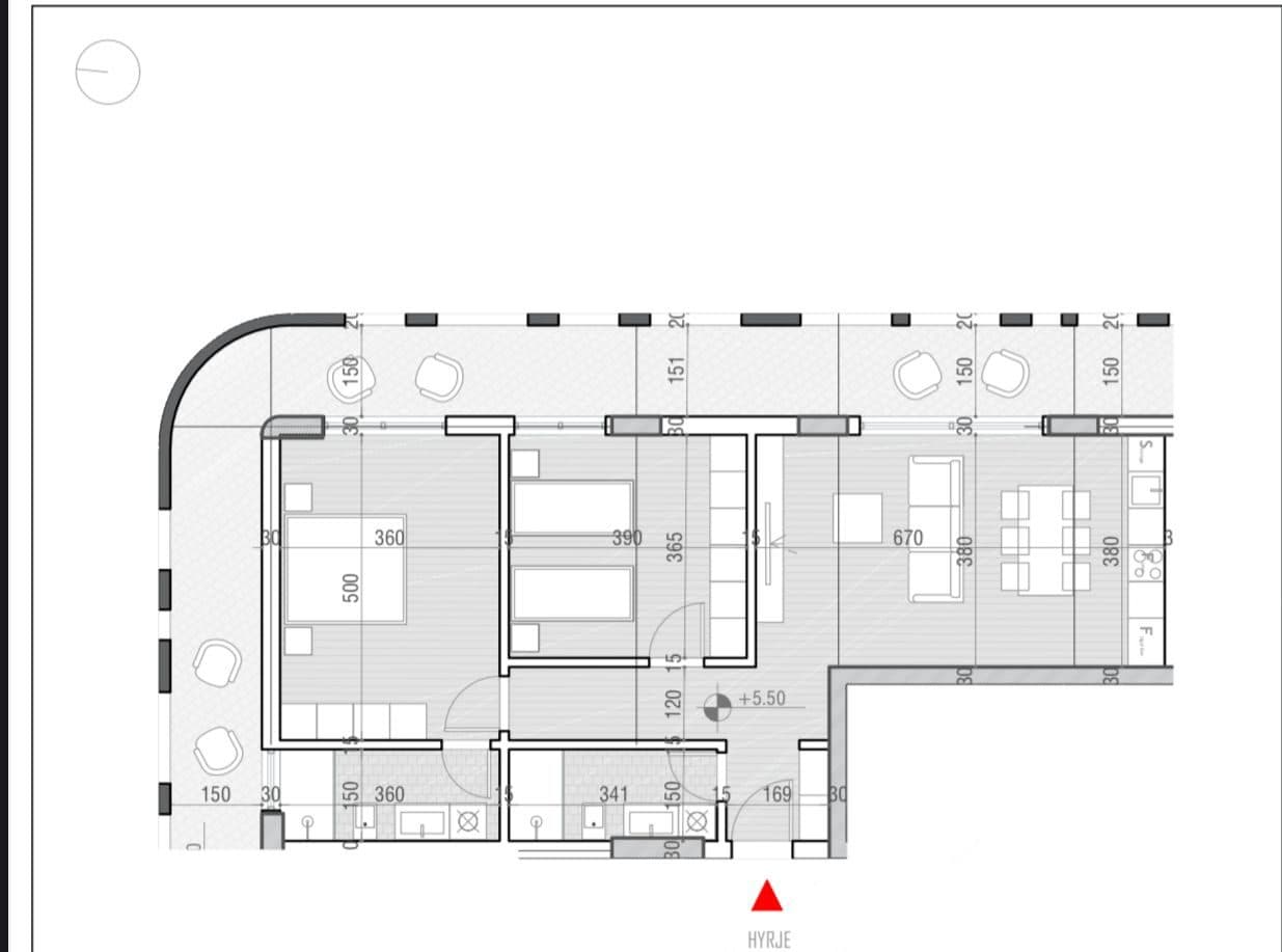 Apartament 2+1 Per Shitje Tek Rezidenca "One Oricum Bay" 2