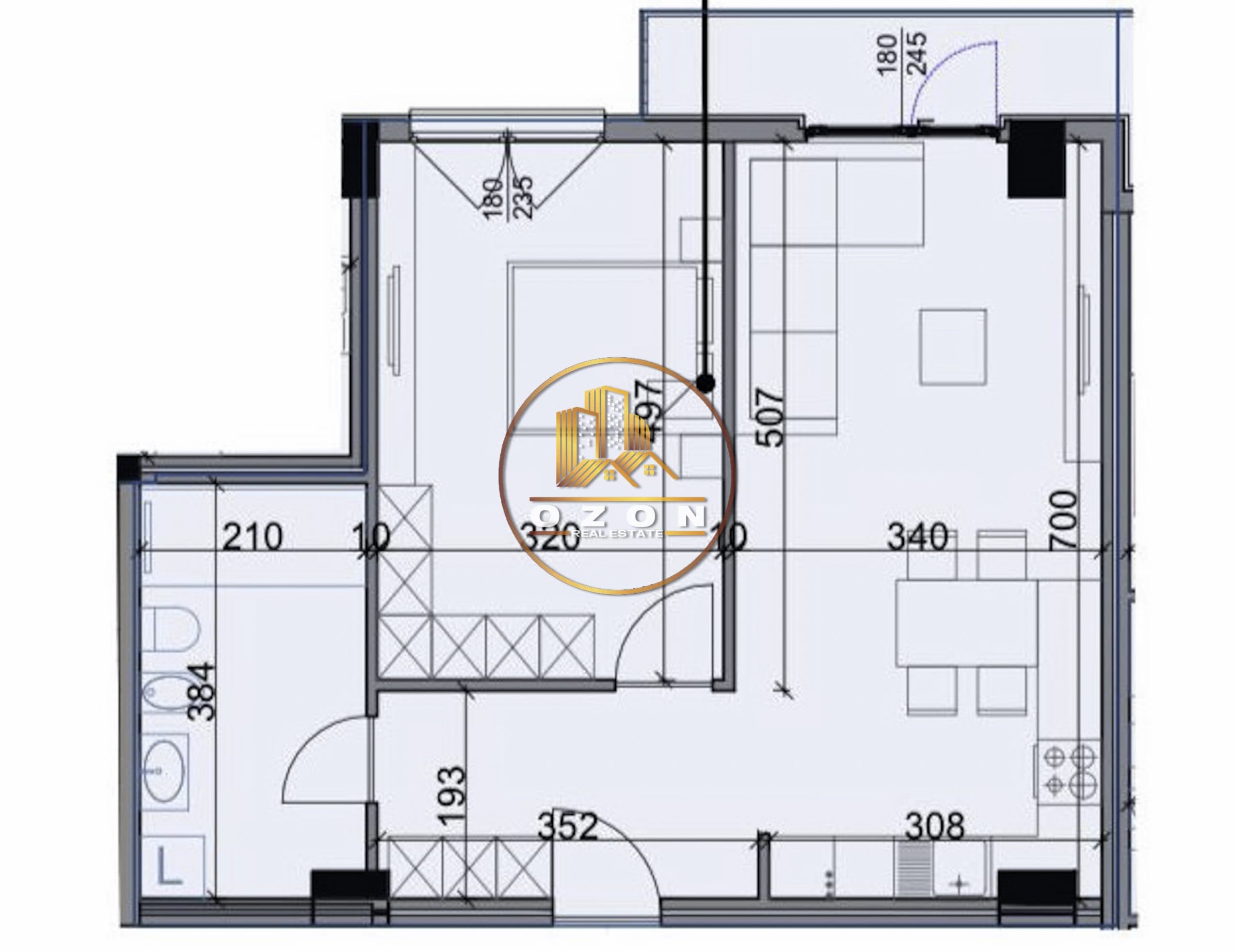 SHITET APARTAMENT 1+1 NE LAPRAKE ! 1
