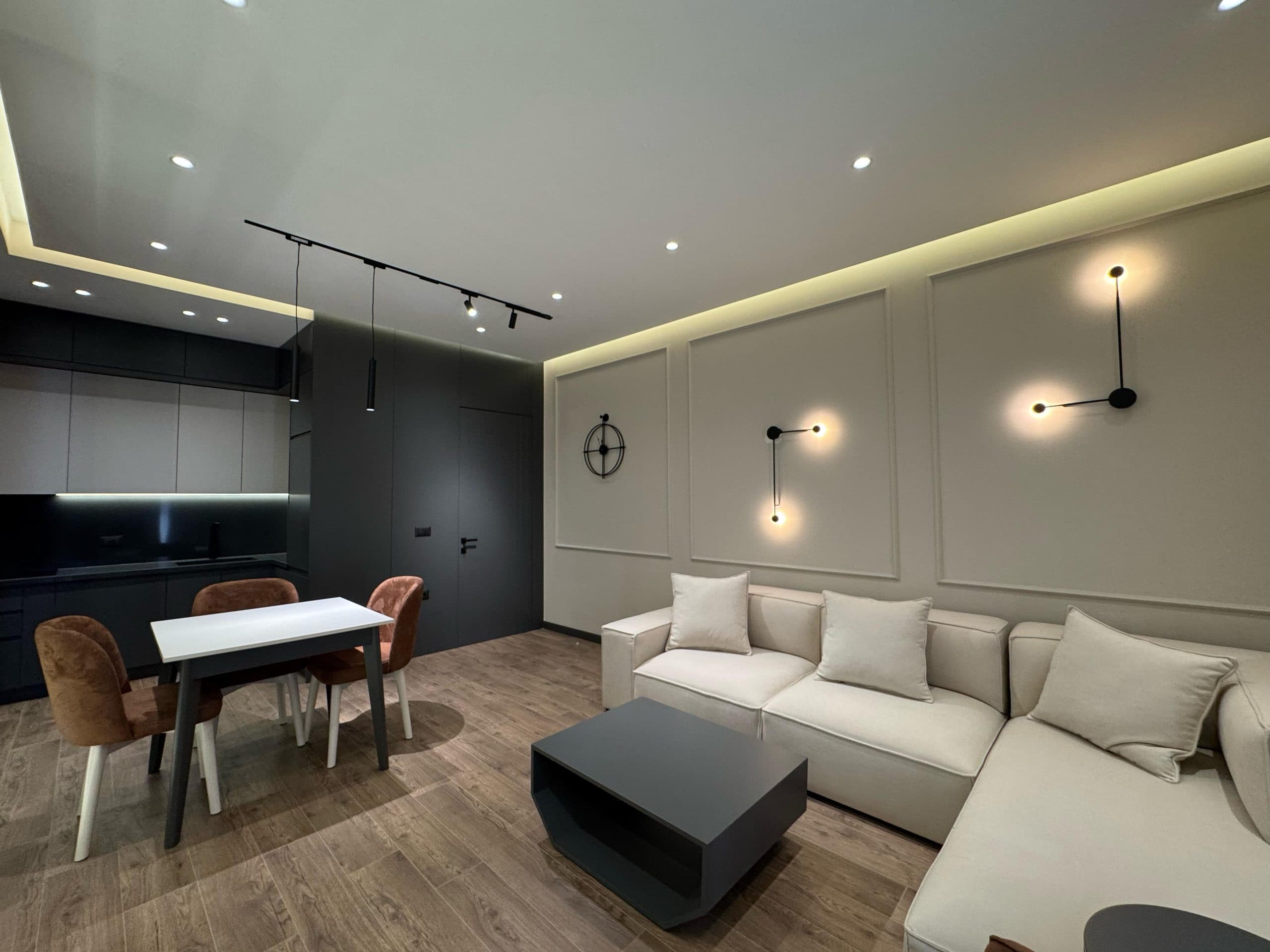 Apartament luksoz 1+1 për qira tek Kompleksi Delijorgji, Rruga e Kavajës! 3