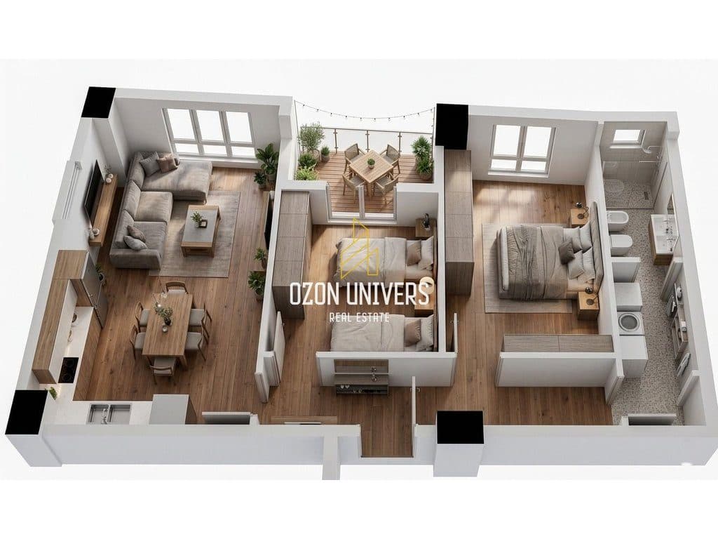 Apartament 2+1 për shitje, Paskuqan! 1