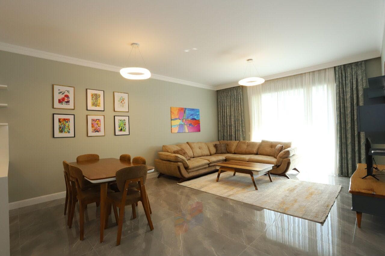 Apartament 2+1+2 Poste Parkimi për qira në Rezidencë në TEG! 3