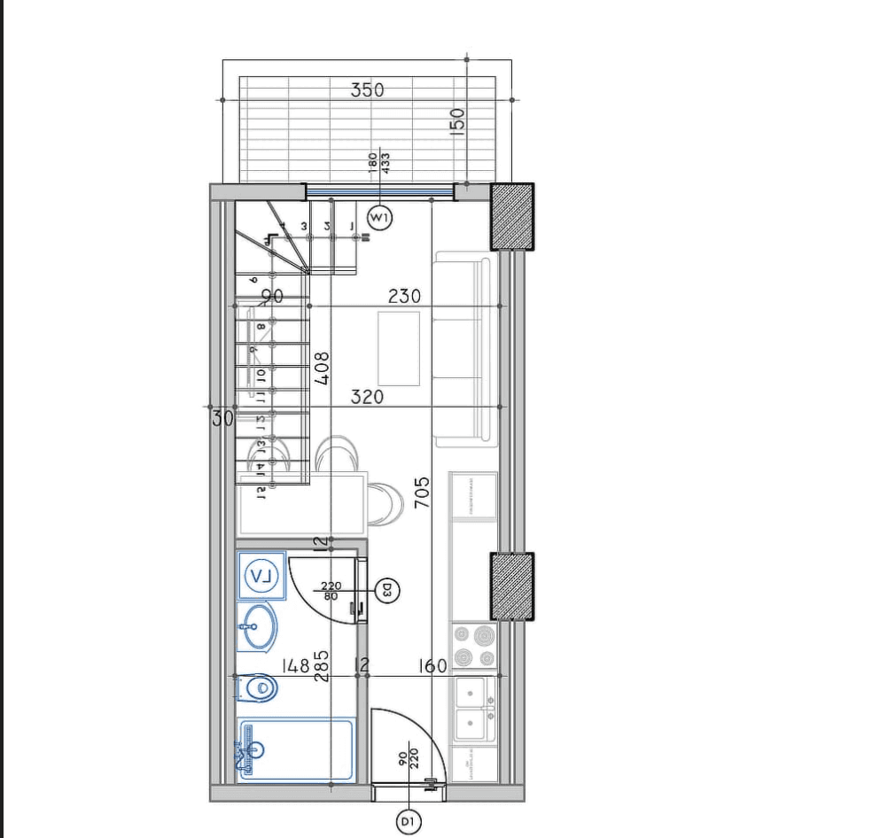 Studio apartment për shitje, Adria Residence në Qerret, Durrës! 2