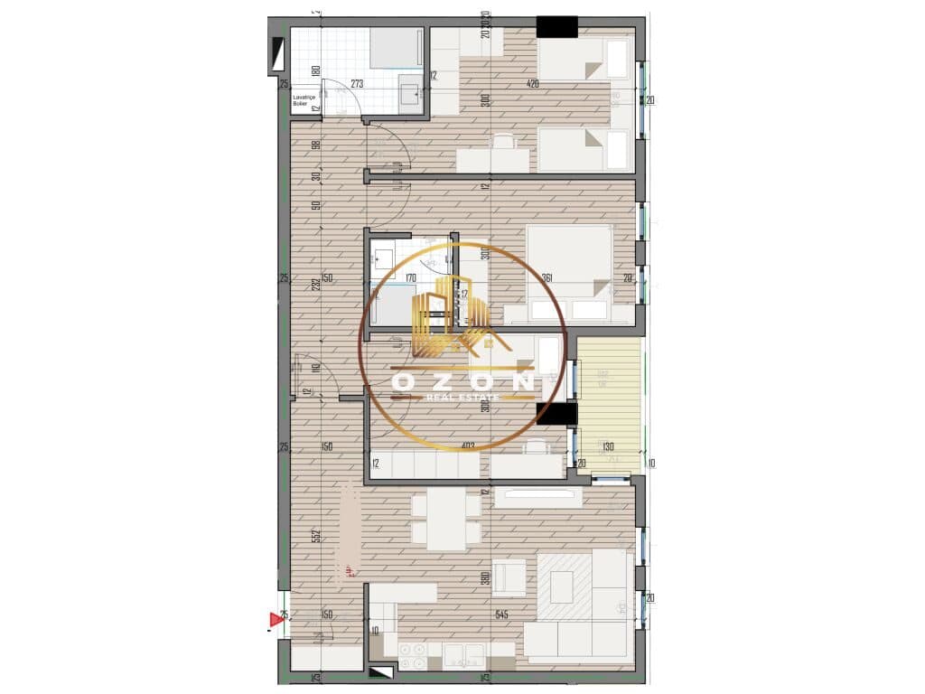 Shitet Apartament 3+1+2 në Kompleksin Univers City 4