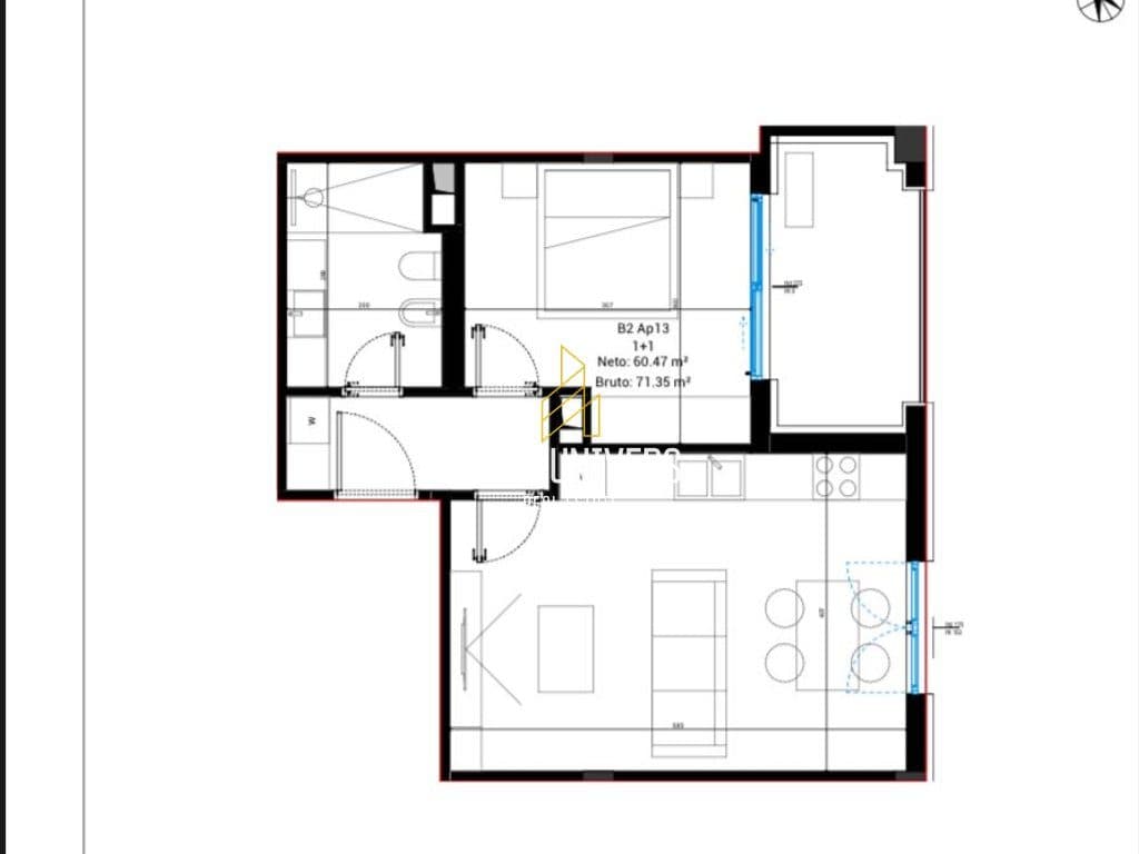 Apartament 1+1 për Shitje Tek Santorini 2, Dhërmi 2