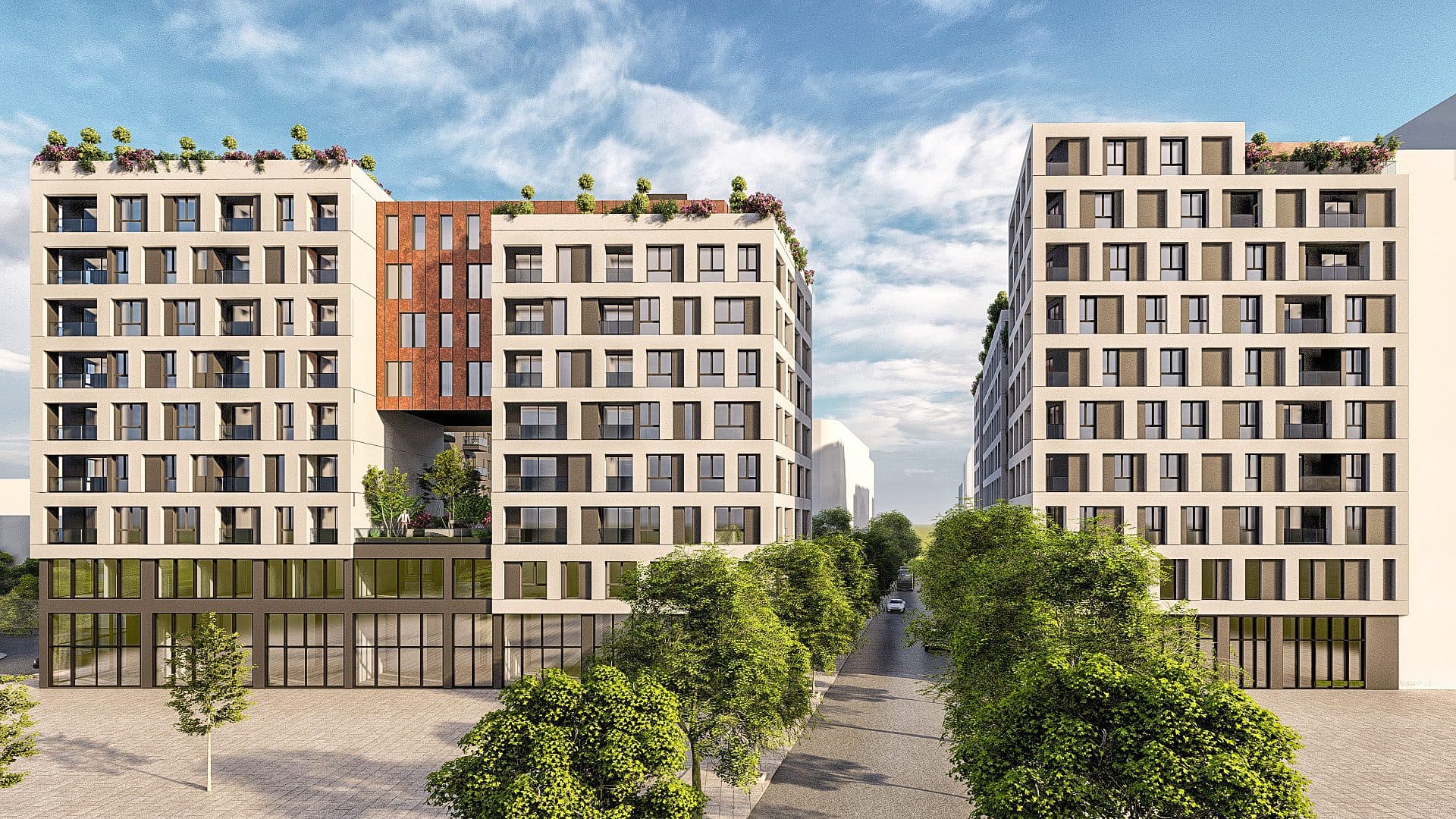 SHITET APARTAMENT 2+1, KOMPLEKSI NOVUS, BULEVARDI I RI TEK STACIONI I TRENIT ! 2