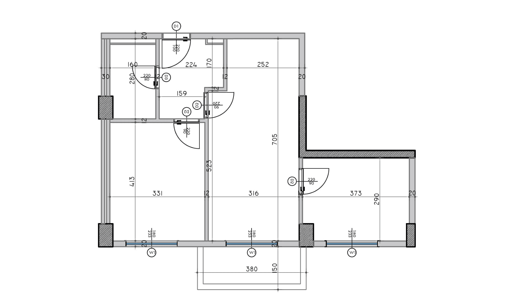 Apartament 2+1 për shitje, Adria Residence në Qerret, Durrës! 2
