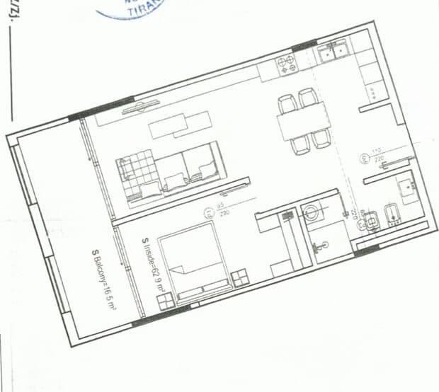 Apartament 1+1 për shitje tek Folie Marine ,Jalë! 2