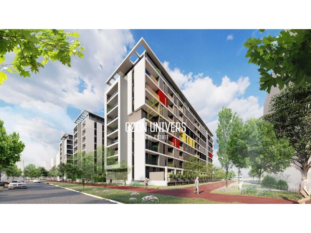 Apartament 3+1+2 në Shitje, tek Univers City Residence, pranë Qtu 1