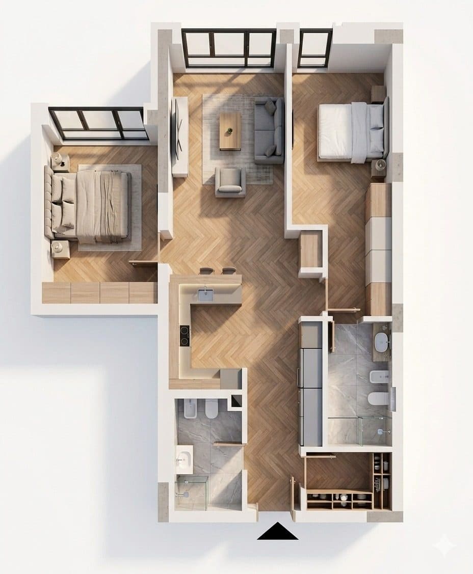 Apartament 2+1+2 për shitje në Green Coast 2 ! 1