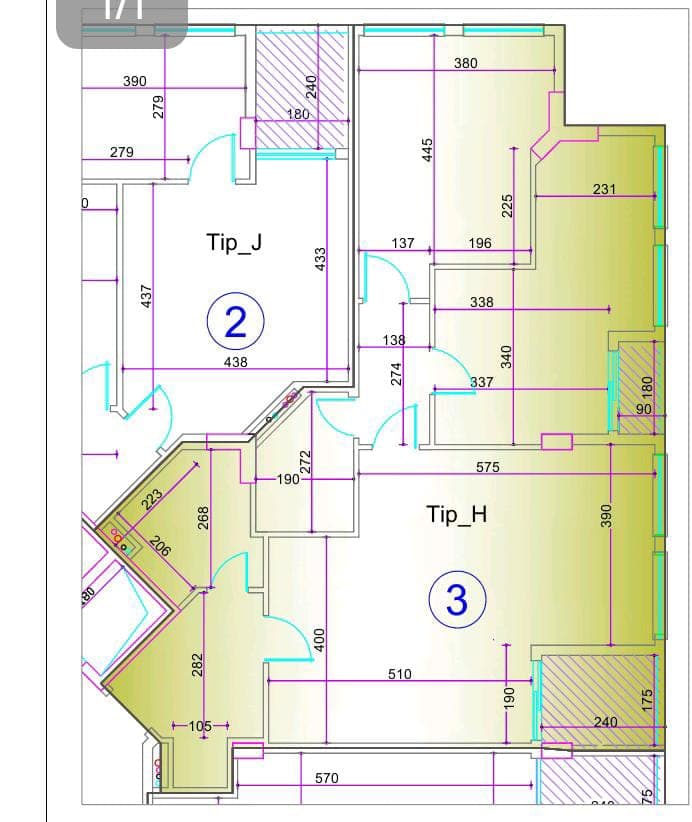 SHITET TIPOLOGJI APARTAMENTESH 2+1, NE YZBERISHT! 4
