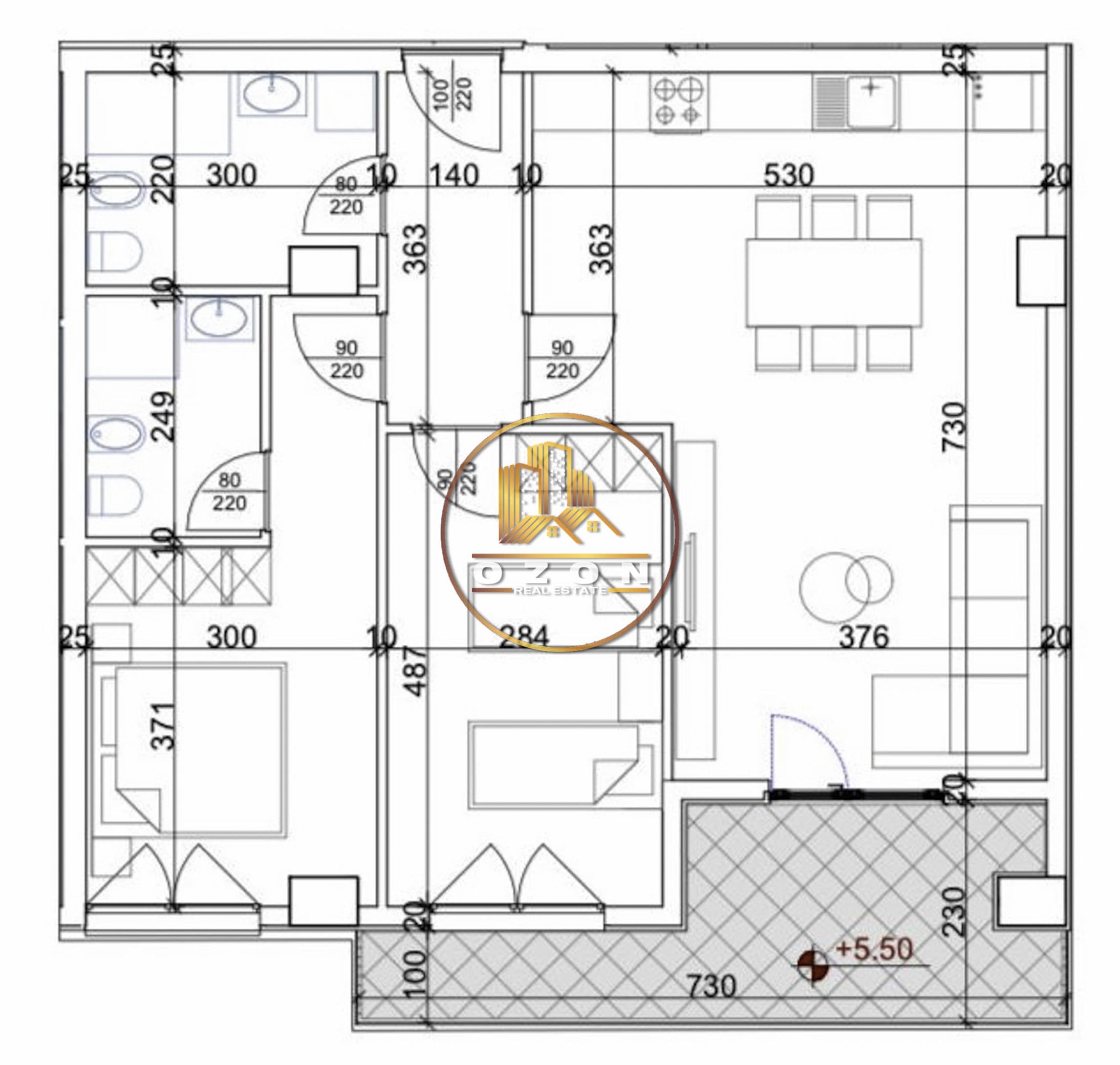 Shitet apartament 2+1+2 tek Rruga “Dritan Hoxha” , Laprake !