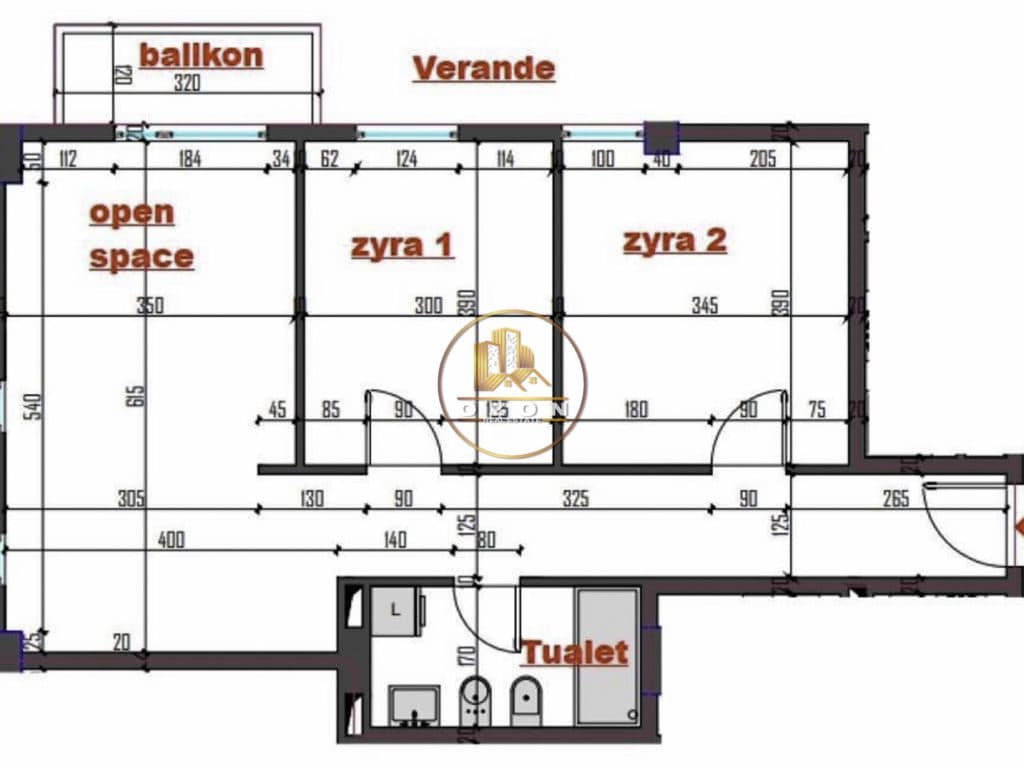 JEPET ME QERA APARTAMENT 2+1 PER ZYRA,QUARTUM RESIDENCE . 3