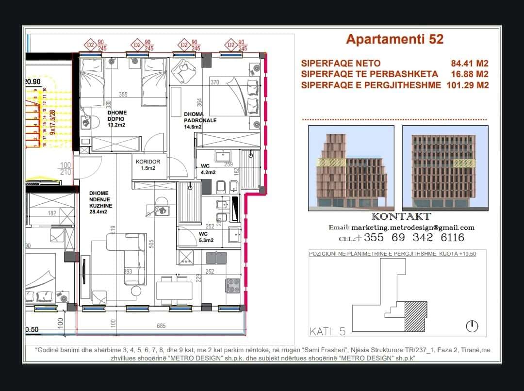 Apartament per shitje ne Bllok prane LSI ! 3
