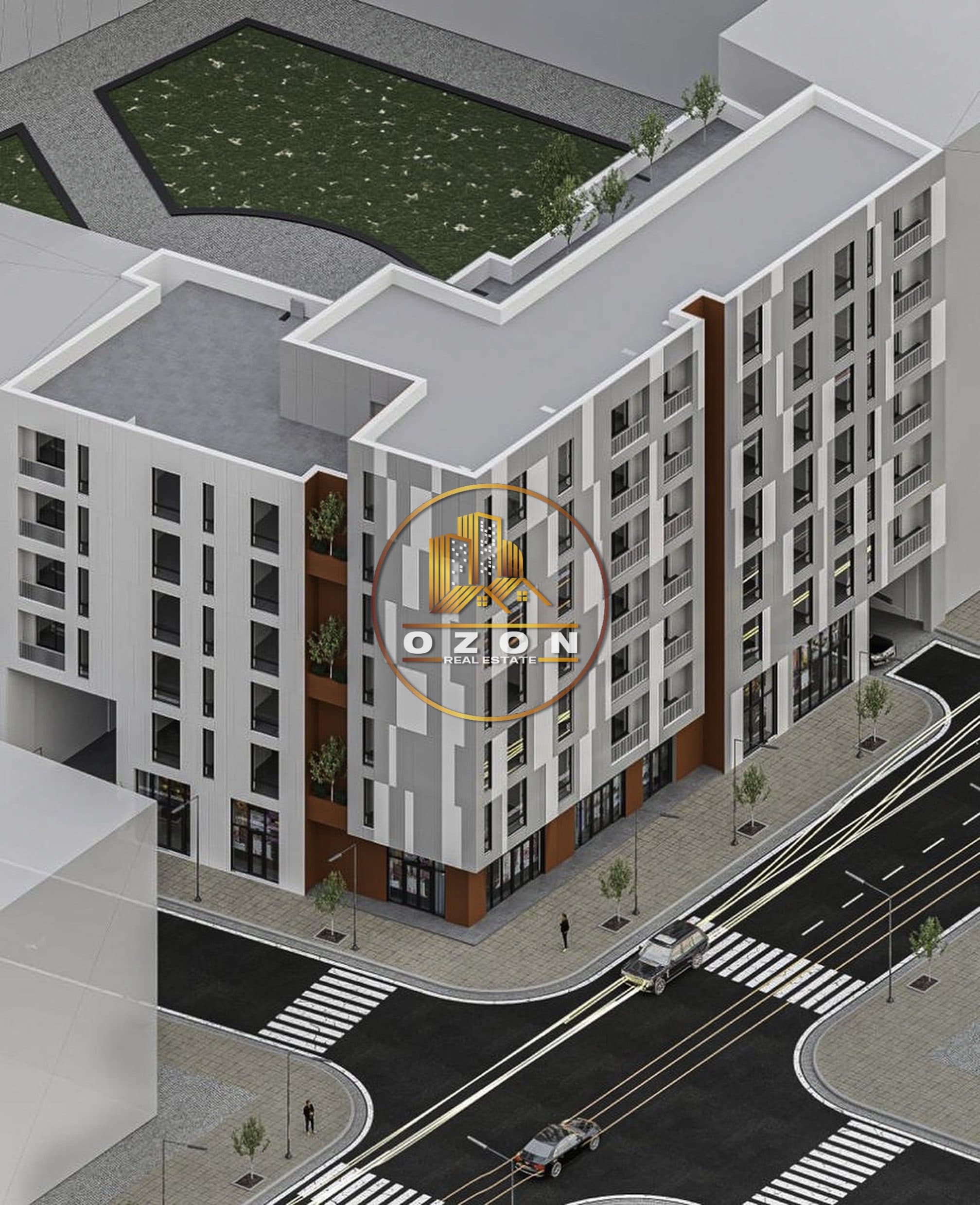 OKAZION!!! SHITEN DY APARTAMENTE 1+1+ BALLKON, TEK NEW CORNER RESIDENCE!