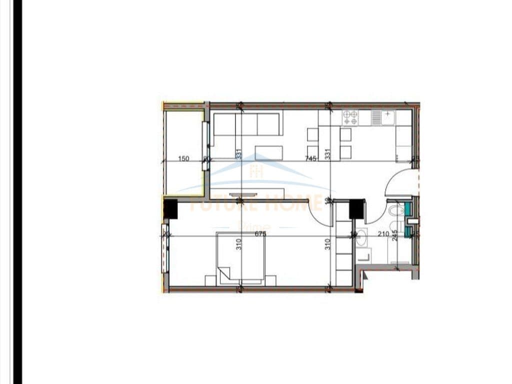 Shitet, Apartament 1+1, ''Aluna'' Residence, Paskuqan, Tiranë. 3