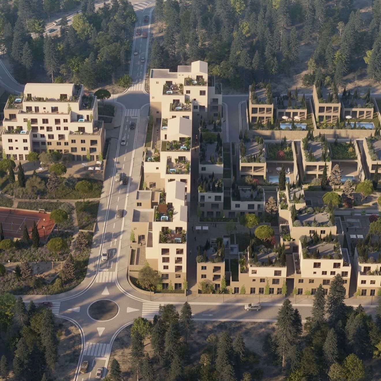 Shiten, Opsione Apartamentesh, Square Village 2