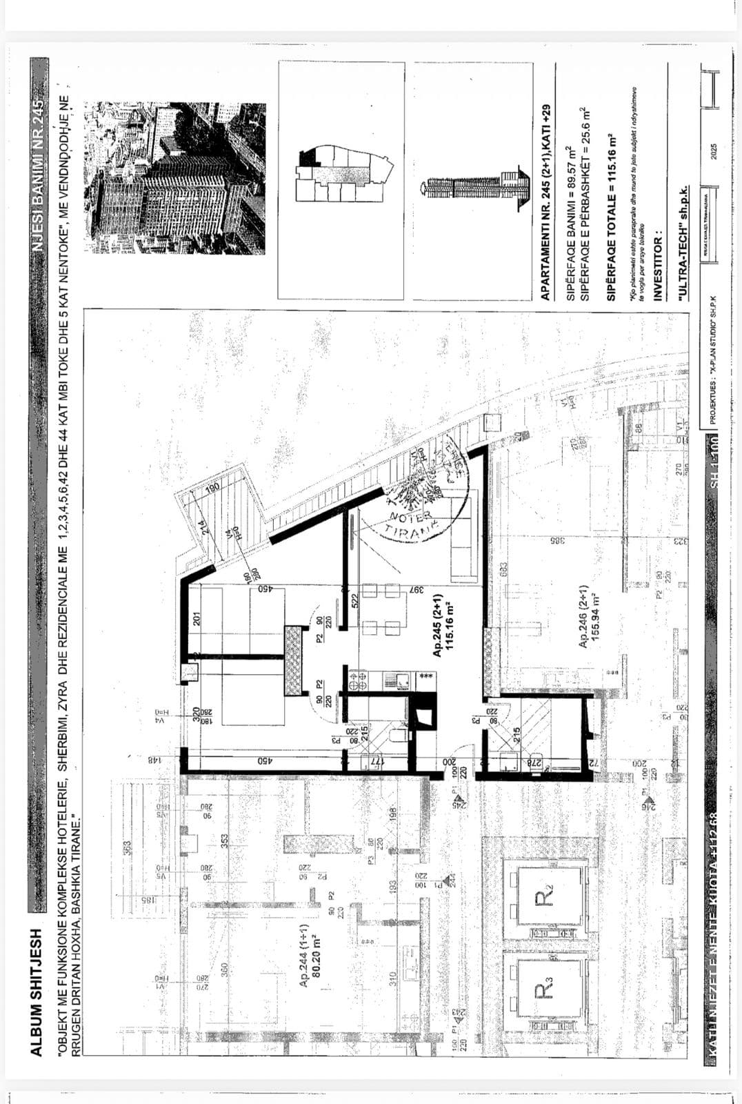 Shitet, Apartament 2+1, RRUGA DRITAN HOXHA, Tiranë